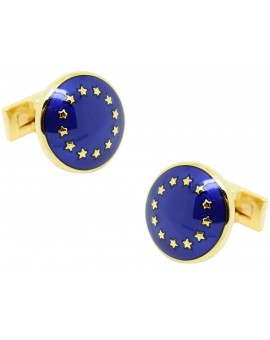 Cufflinks for shirt Skultuna European Union - golden