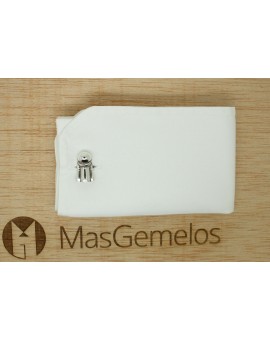Gemelos para camisa Costal Plata de ley