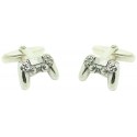 Boutons de manchette commander PlayStation argent de la loi PREMIUM