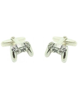 Boutons de manchette commander PlayStation argent de la loi PREMIUM