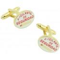 Cufflinks for security guard shirt