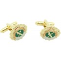 Cufflinks for shirt Civil Guard plate