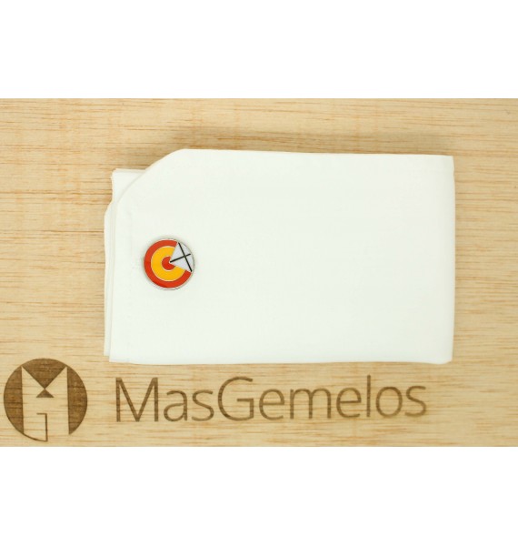 Cufflinks for Spain and San Andrés Cruz rosette shirt