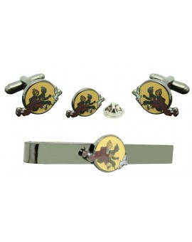 Pack Gemelos de camisa TinTin con Pasador de corbata y Pin de solapa