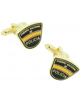 Gemelos para camisa parche hombro Policia Nacional