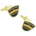 Gemelos para camisa parche hombro Policia Nacional