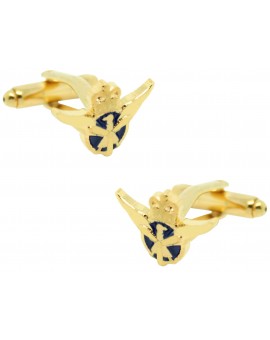 Gemelos para camisa Insignia de piloto comercial