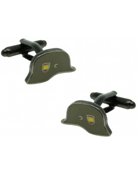 Gemelos para camisa casco 250 división azul de Infantería Wehrmacht