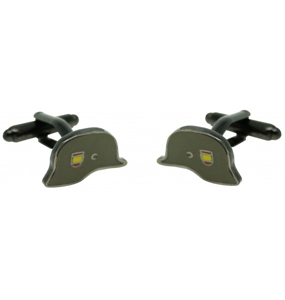 Gemelos para camisa casco 250 división azul de Infantería Wehrmacht