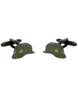 Gemelos para camisa casco 250 división azul de Infantería Wehrmacht