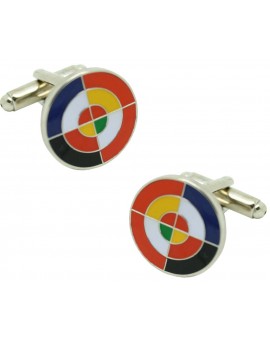 Gemelos para camisa bandera escarapela Eurofighter