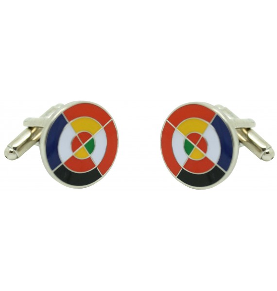Abotoaduras de camisa com bandeira cocar Eurofighter
