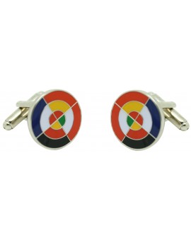 Abotoaduras de camisa com bandeira cocar Eurofighter