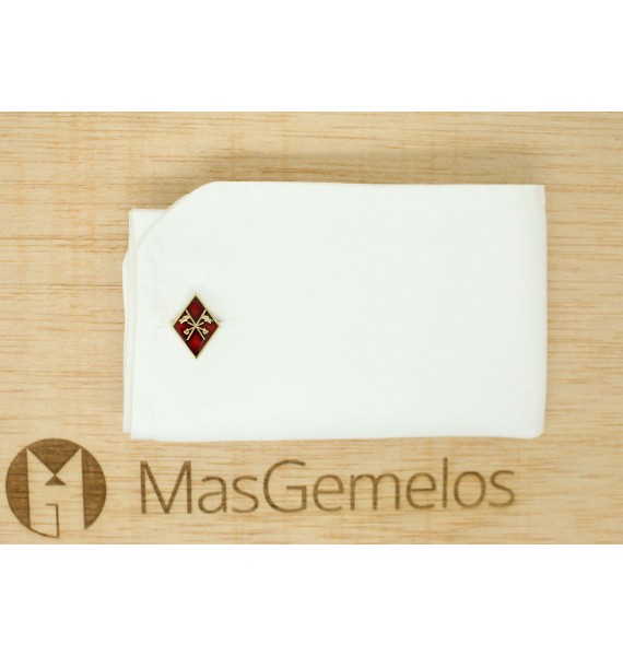 Gemelos para camisa emblema Caballería rombo