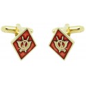 Cufflinks for emblem shirt Rhombus infantry