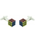 Cufflinks for Cube Rubik 3D original
