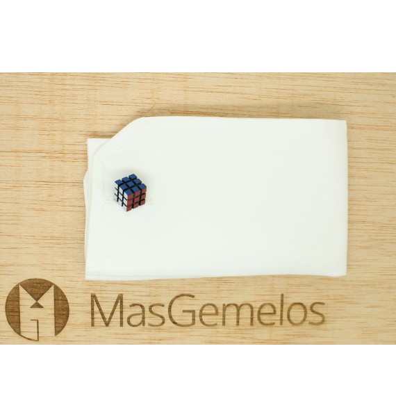 Gemelli per camicia originali Cubo di Rubik 3D