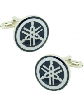 Gemelli da polso Logo blu mare Yamaha