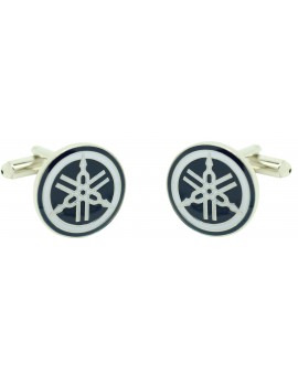 Yamaha Logo blue Cufflinks  2