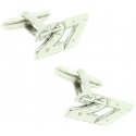 Gemelos para camisa Casey Stoner 27 Plata de ley 925