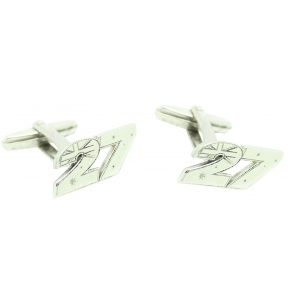 Gemelos para camisa Casey Stoner 27 Plata de ley 925