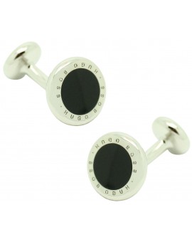 Gemelos Hugo Boss roundel letters dot - negro