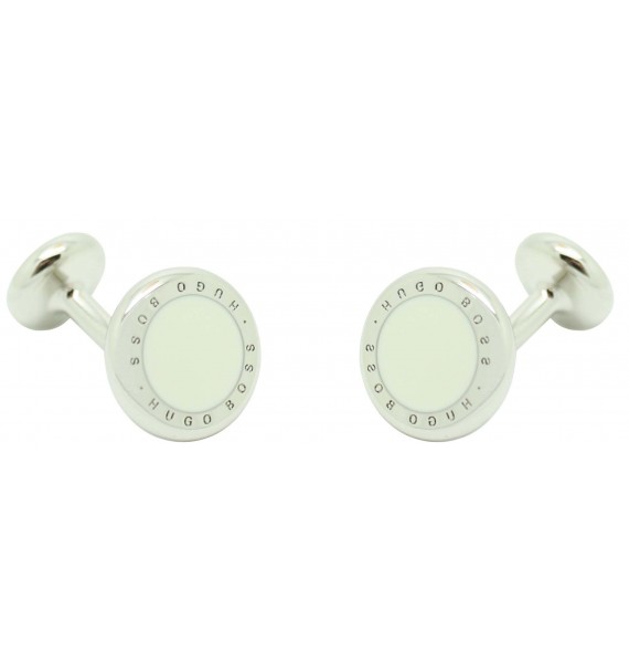 Gemelos Hugo Boss roundel letters dot - blanco by hugo boss men
