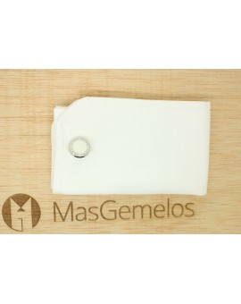 Gemelos Hugo Boss roundel letters dot - blanco by hugo boss men