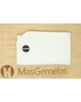 Gemelos Hugo Boss Roundel enamel Fix - azul marino