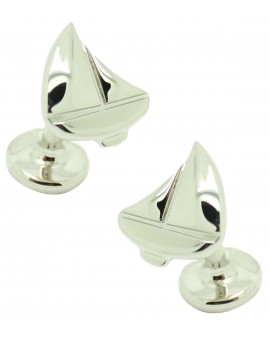 Gemelos Hugo Boss Barco de vela - plated