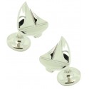 Gemelos Hugo Boss Barco de vela - plated