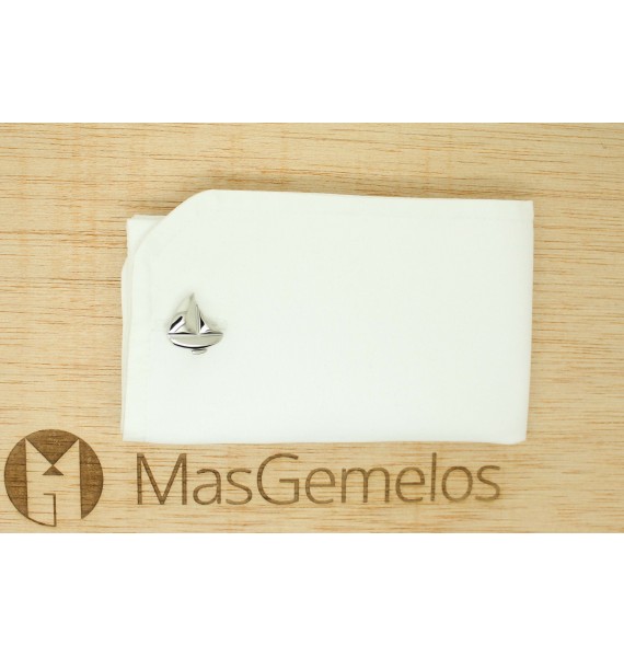 Gemelos Hugo Boss Barco de vela - plated