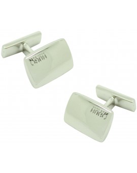 Gemelos Hugo Boss square letters 3D - plated