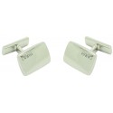 cufflinks Hugo Boss square letters 3D - plated