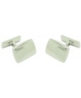 Gemelos Hugo Boss square letters 3D - plated