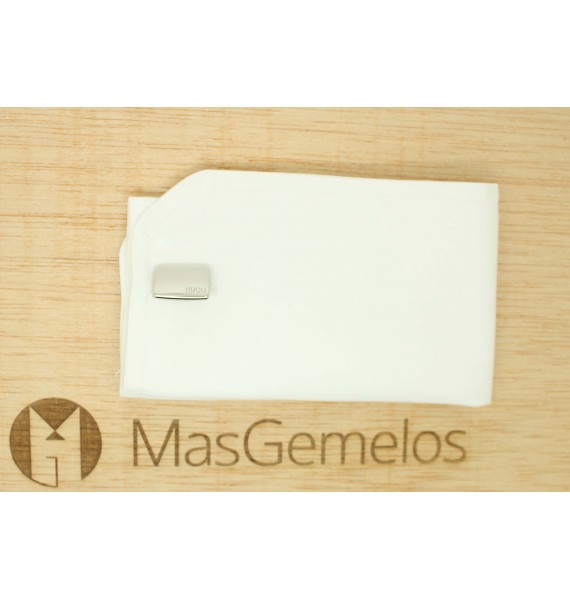 Gemelos Hugo Boss square letters 3D - plated