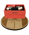 Gemelos Hugo Boss square letters 3D - plated