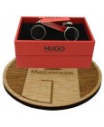 Cufflinks Hugo Boss round classic black