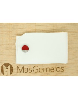 Gemelos Hugo Boss roundel RED elegant - plated