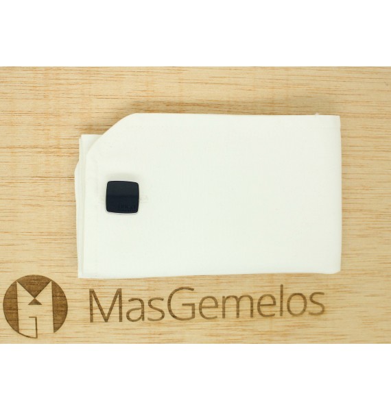 cufflinks Hugo Boss rounded BLUE NAVY luxury - plated