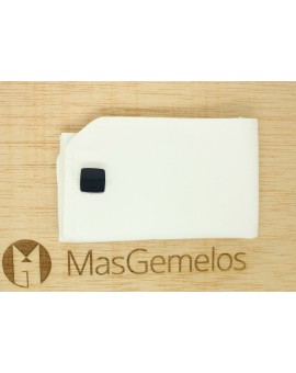 Gemelos Hugo Boss rounded azul marino luxury - plated