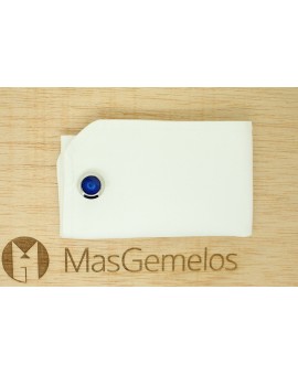 Blue Rounded Edge Square Cufflinks 