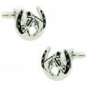 Horse and Horseshoe Cufflinks 