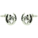Horse and Horseshoe Cufflinks 