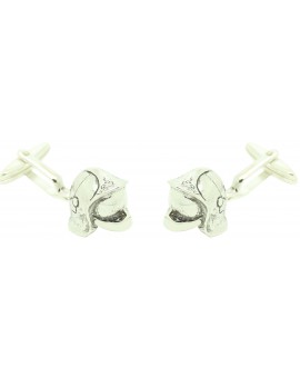 Abotoaduras para camisa Casco de bombeiro 3D
