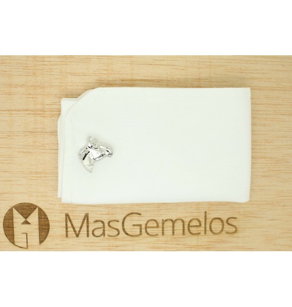 Gemelos para camisa cabeza de caballo arnés