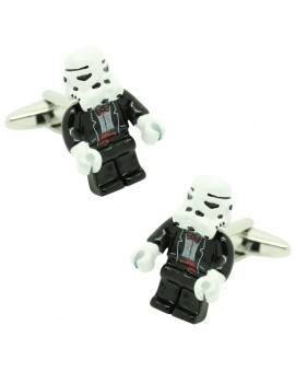 Gemelos para camisa Lego stormtrooper Star Wars