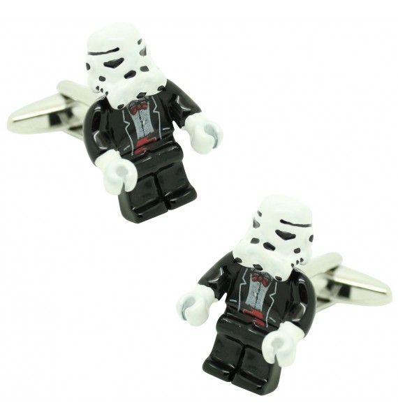 Cufflinks lego stormtrooper of star wars