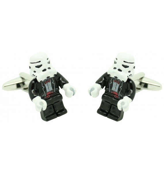 Gemelos para camisa Lego stormtrooper Star Wars