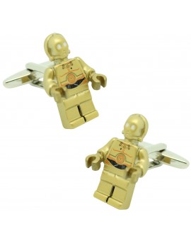 Cufflinks lego C3PO of star wars